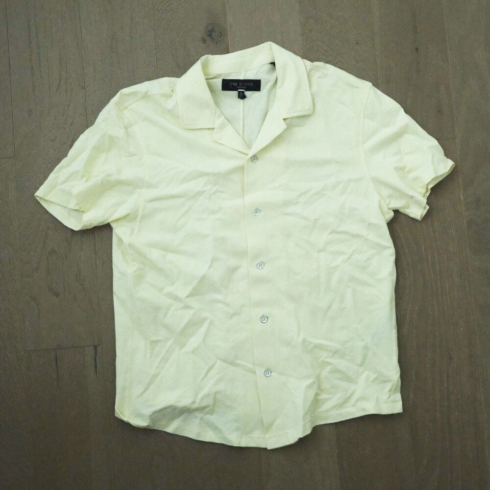 Rag & Bone Short Sleeve Camp Collar Shirt – Size XS